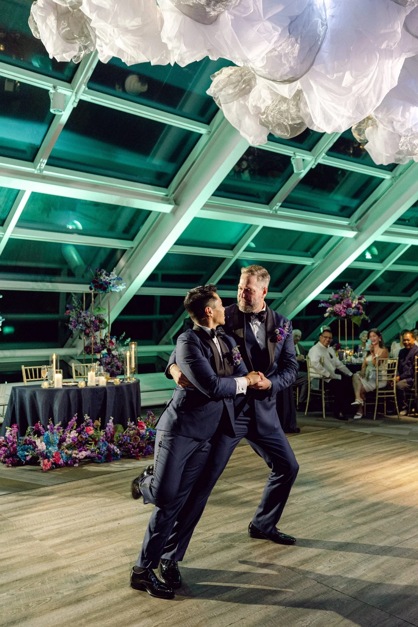 Wedding reception at Adler Planetarium