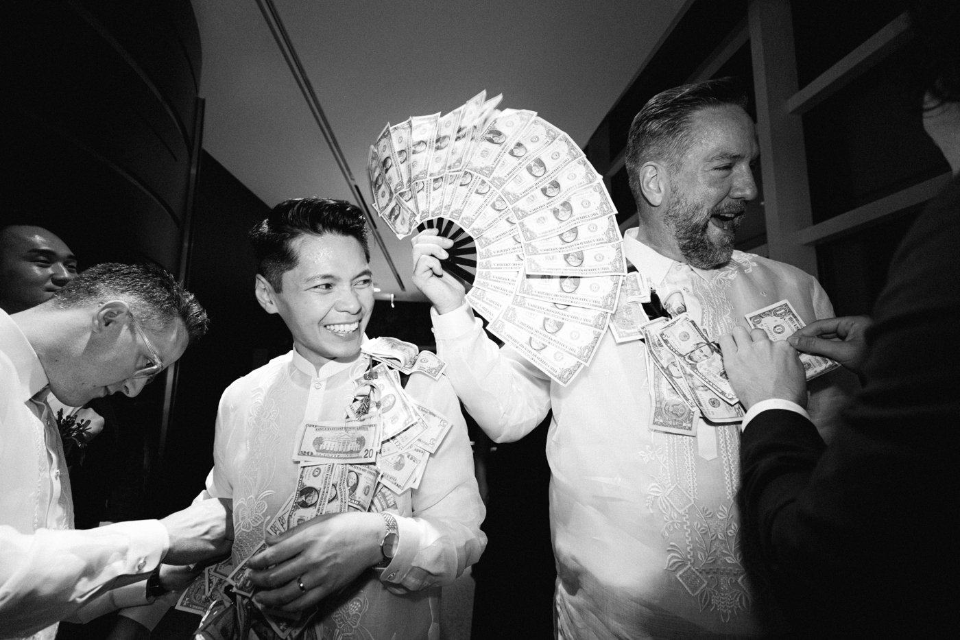 Money dance at a Chicago wedding