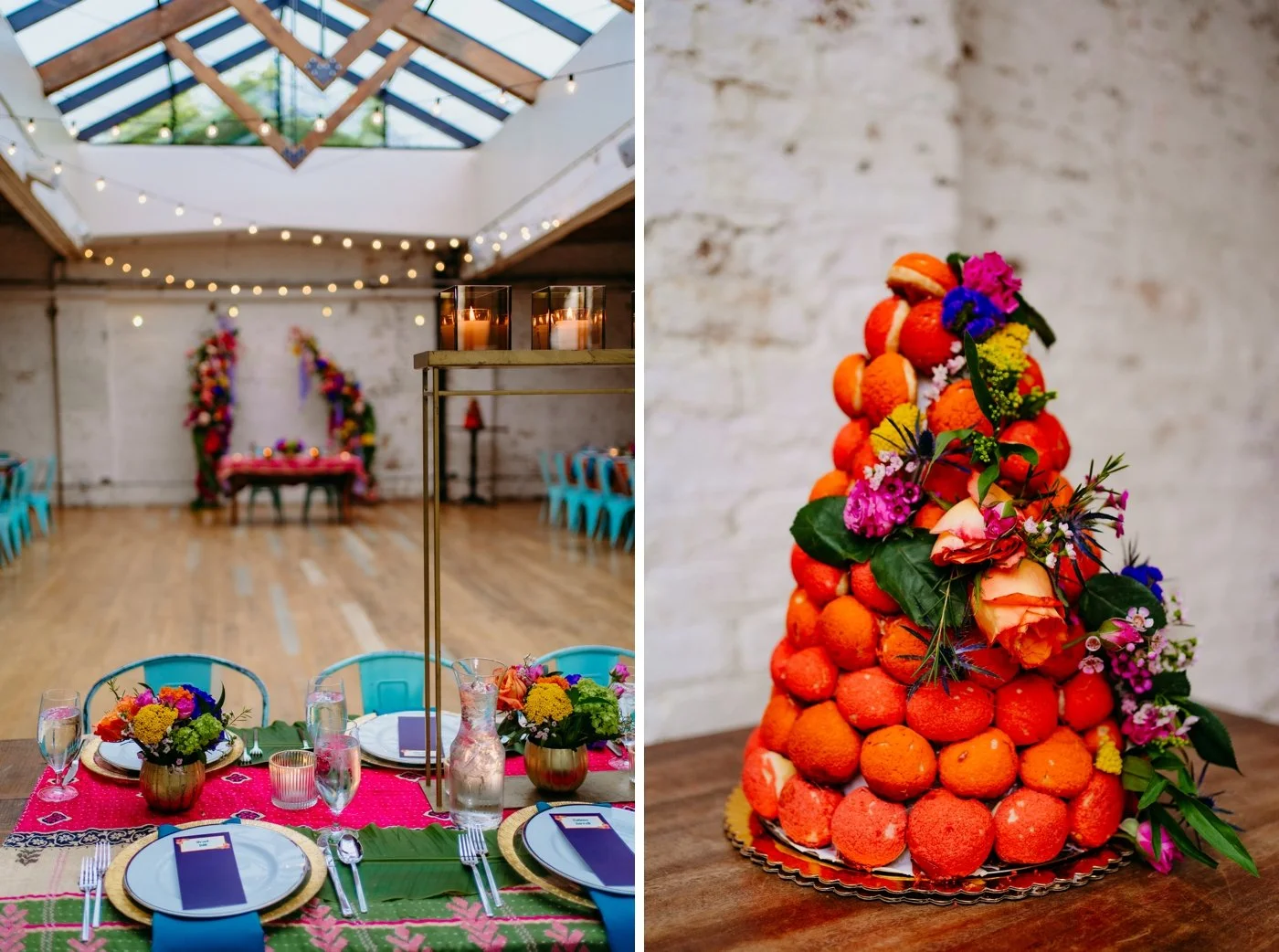 Croquembouche by Heart and Soul Bakeshop for a Chicago wedding