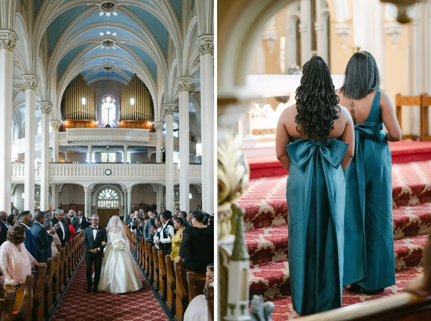 Wedding ceremony at St. Michael Church in Chicago
