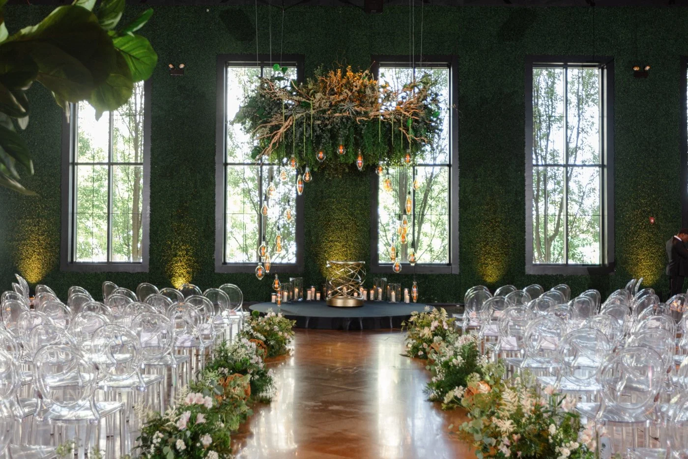 Garden of Eden-themed wedding at The Geraghty