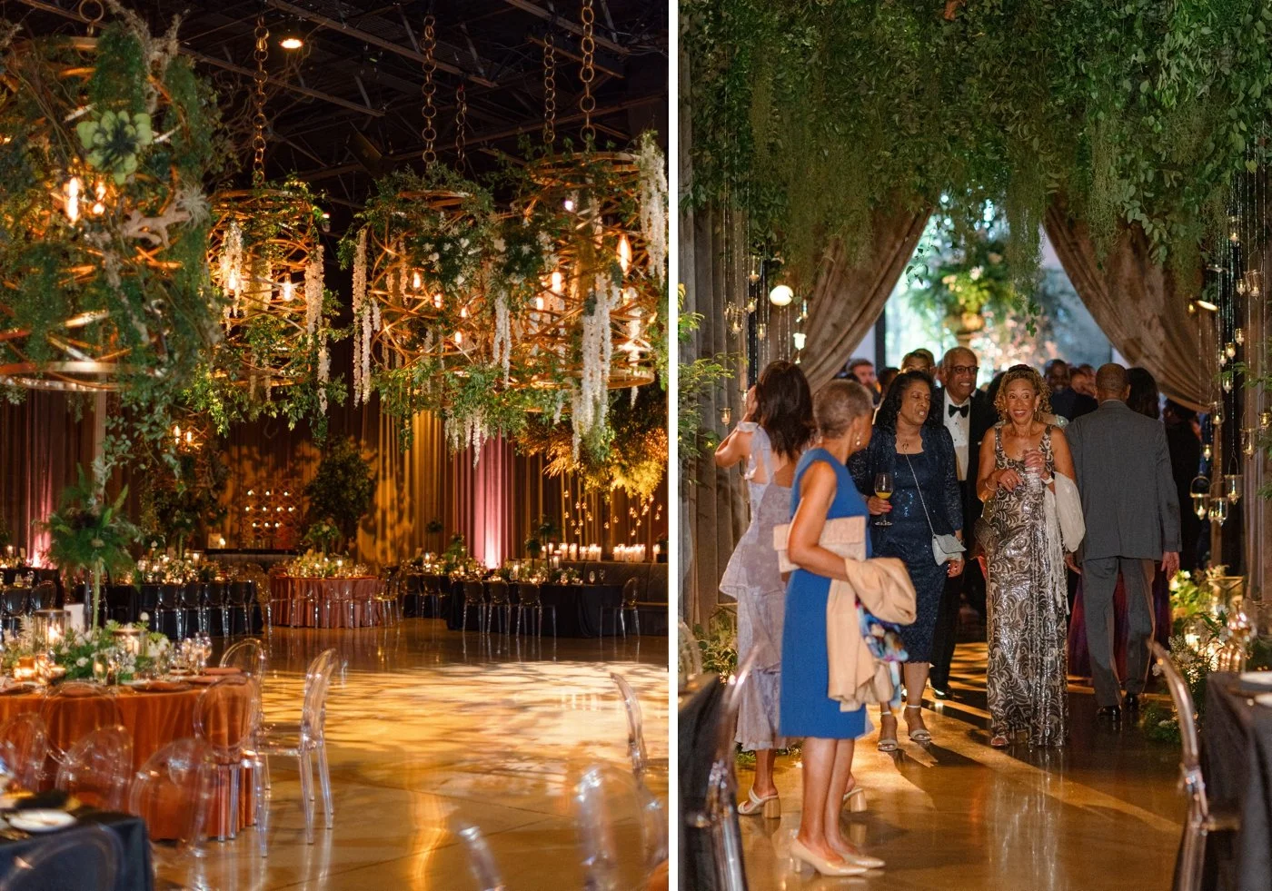 Garden of Eden-themed wedding at The Geraghty