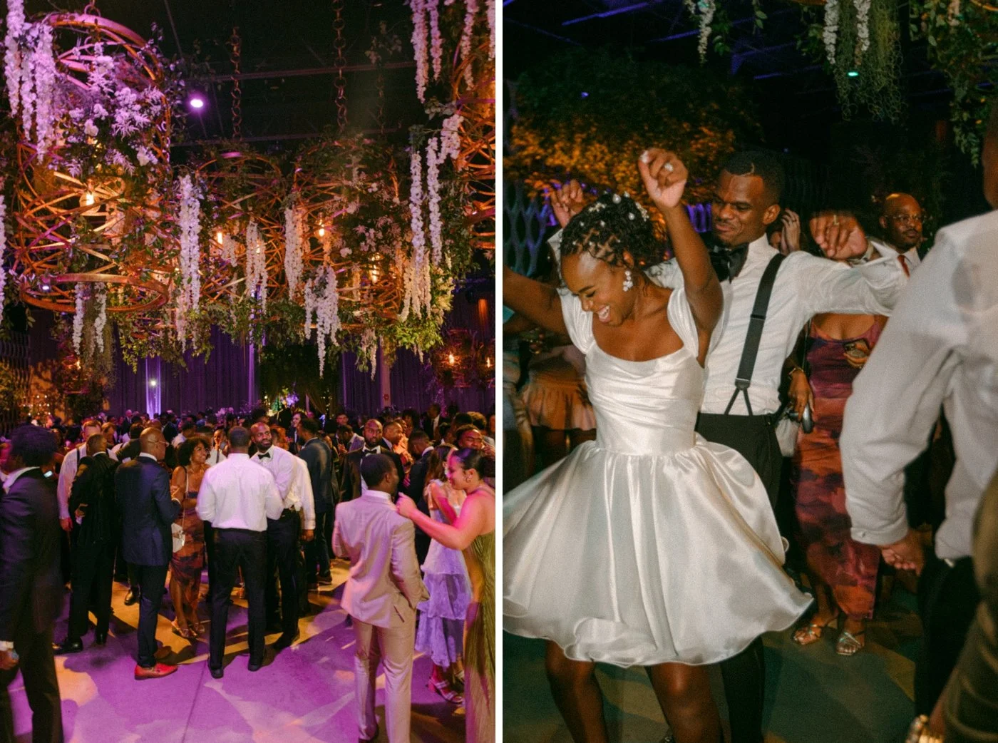 Bride and groom on the dance floor at The Geraghty