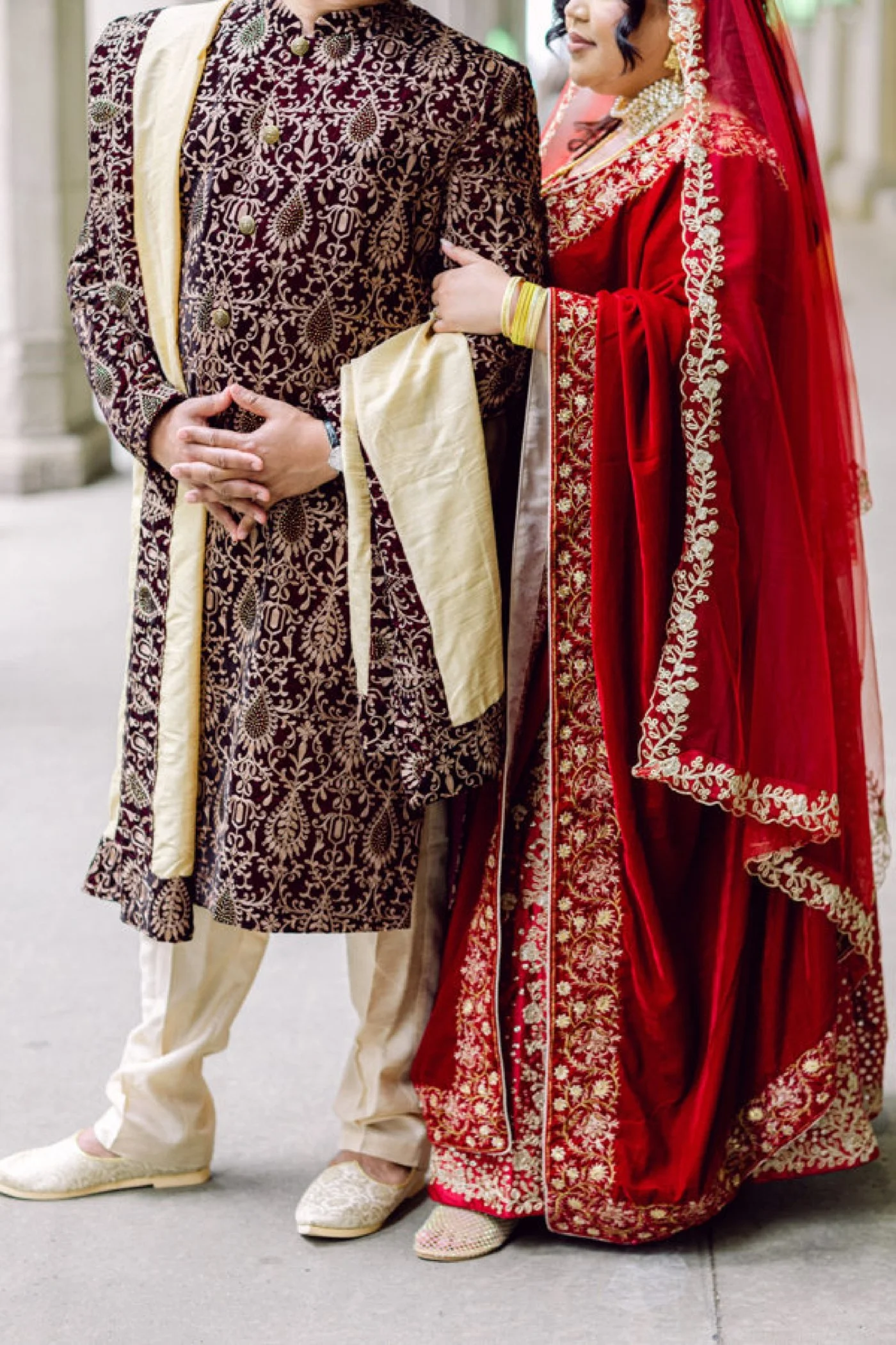 Traditional Indian wedding attire for a Chicago wedding