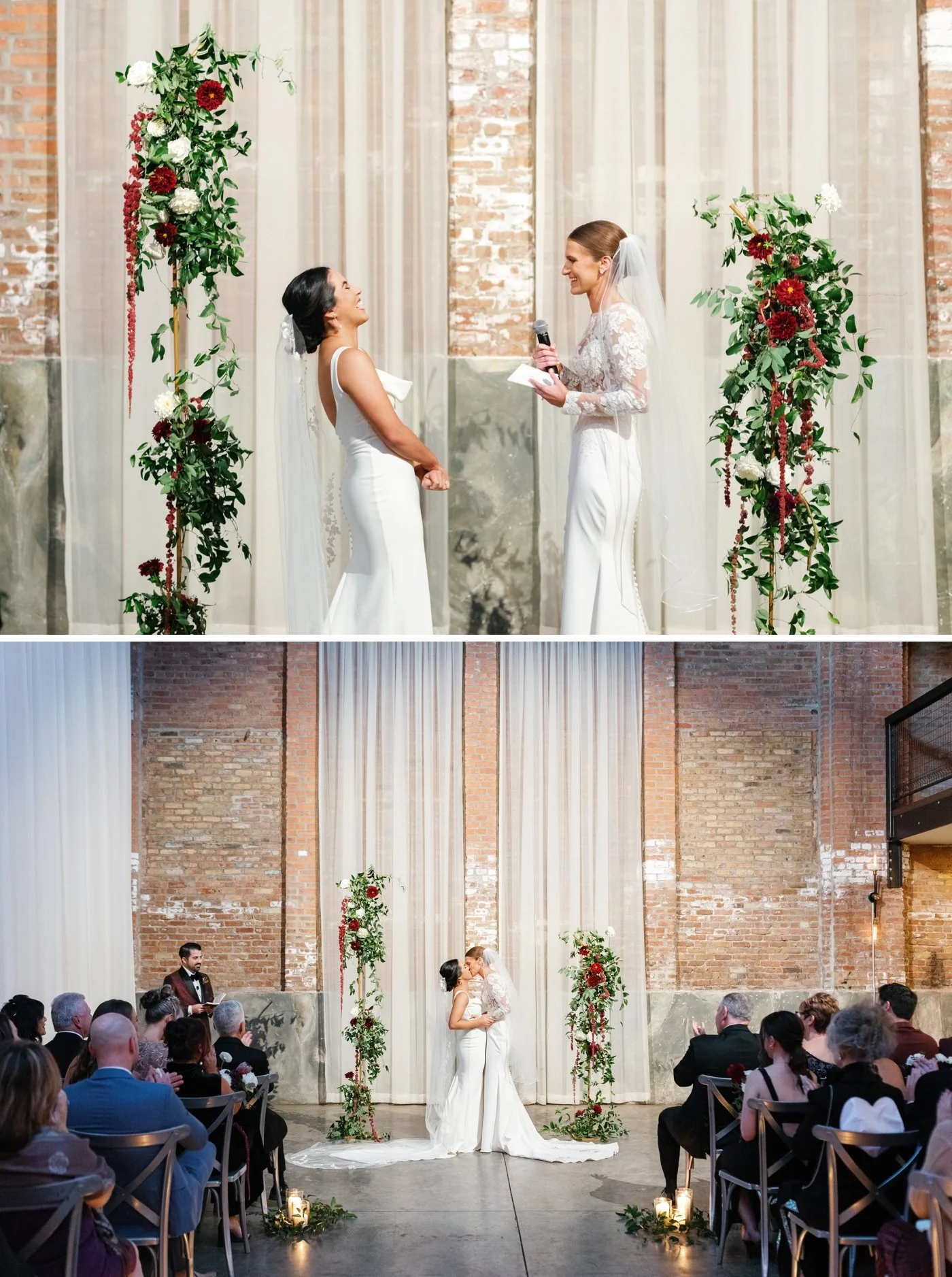 Wedding ceremony at Fairlie Chicago