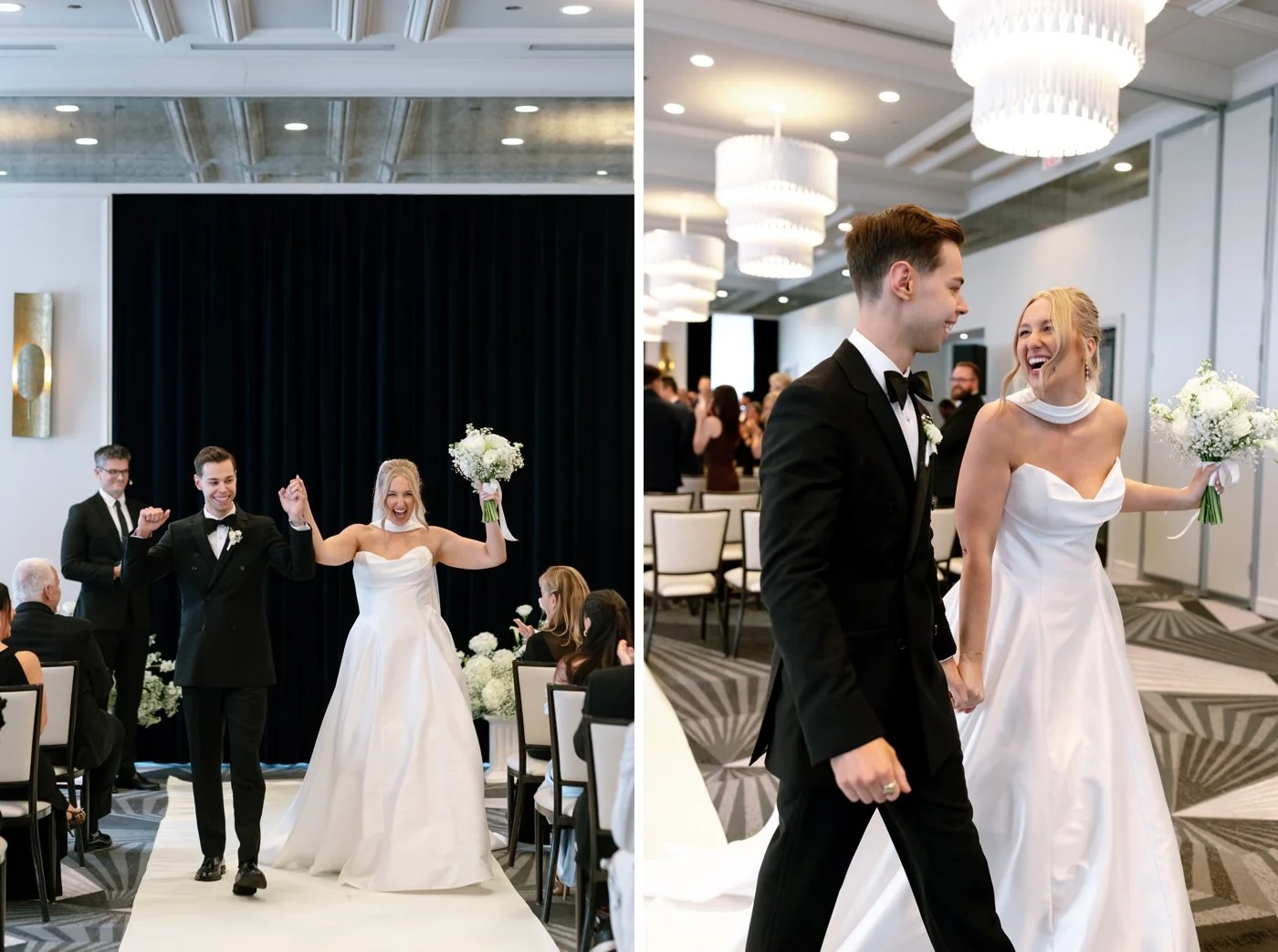 Wedding ceremony at the Kimpton Gray Hotel