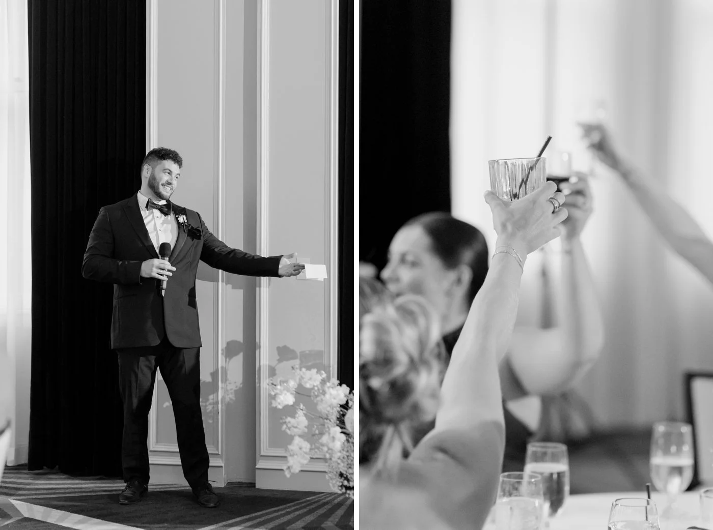 Wedding reception at the Kimpton Gray Hotel