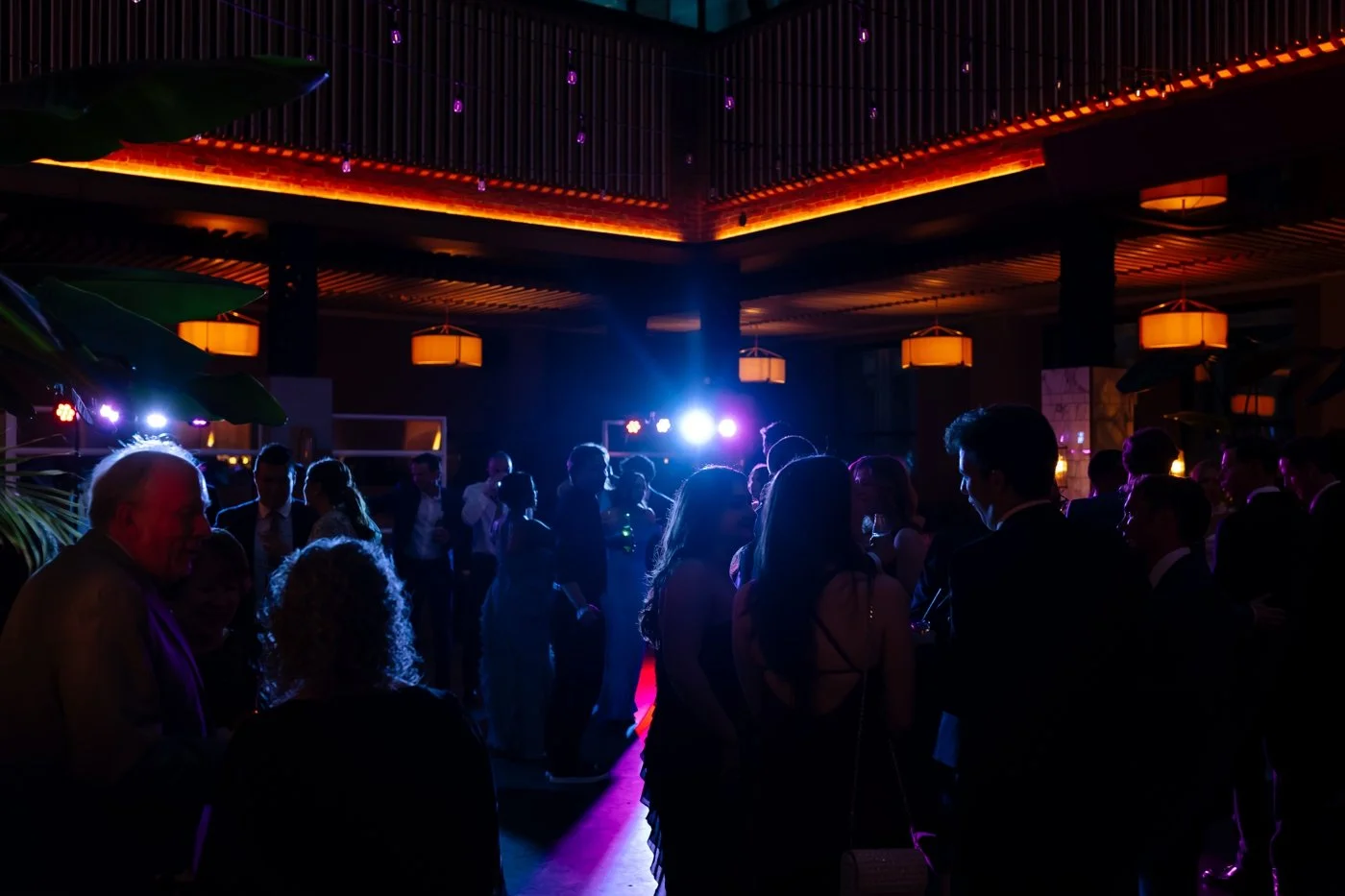 Rooftop wedding reception at Boleo, Kimpton Gray Hotel