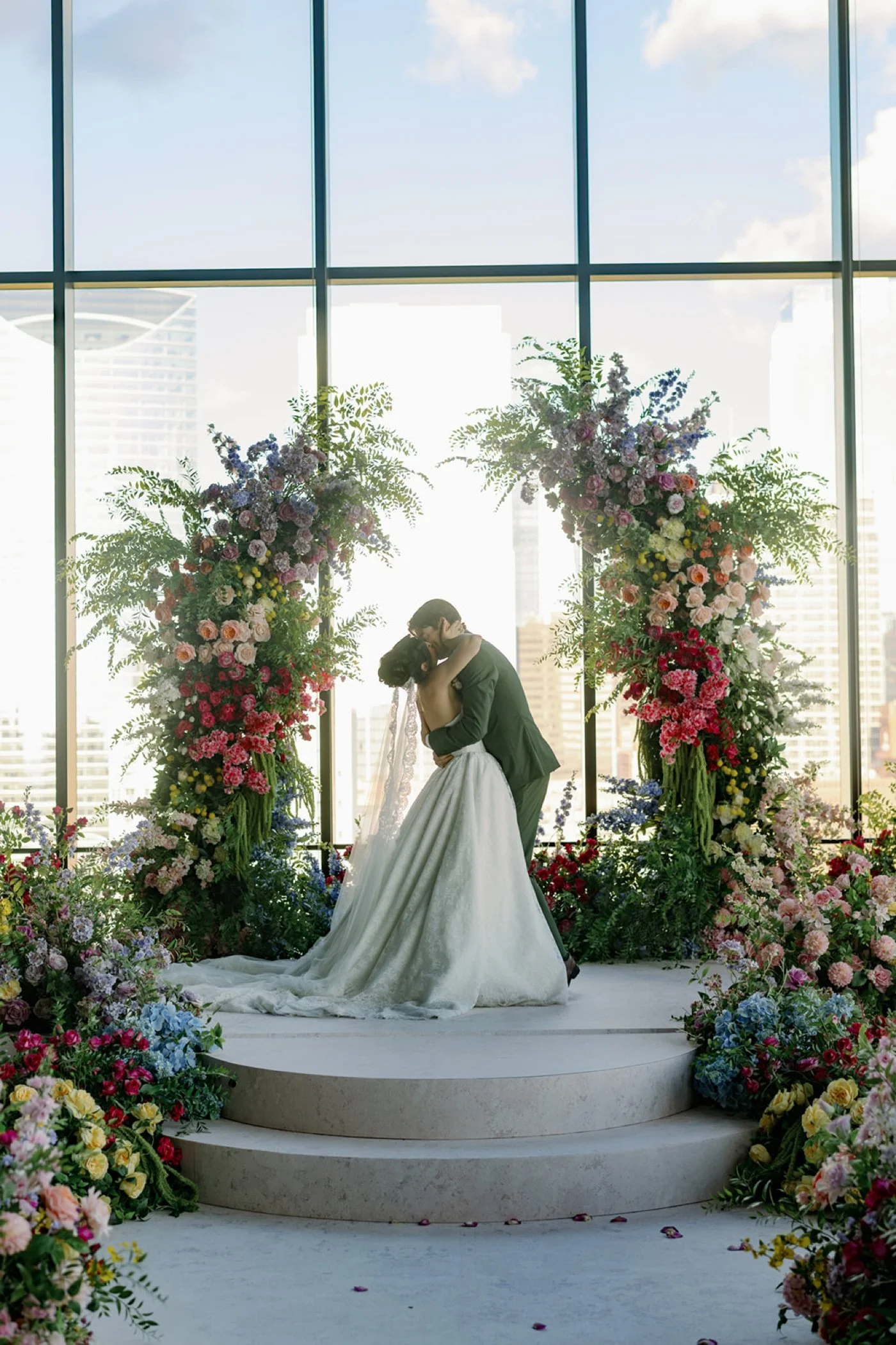 Wedding ceremony at 167 Events