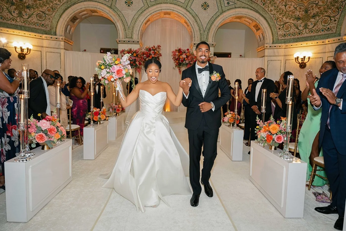 Wedding ceremony at the Chicago Cultural Center
