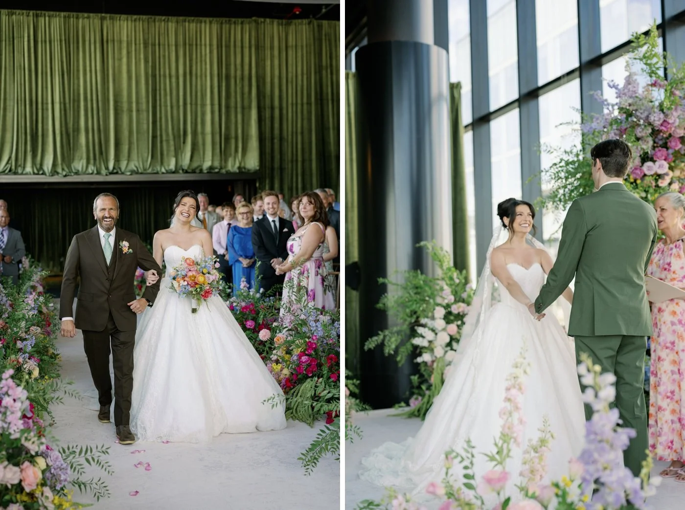 Wedding ceremony at 167 Events