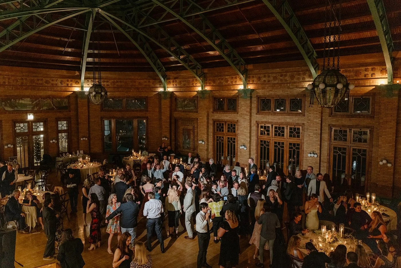 Wedding reception at Cafe Brauer