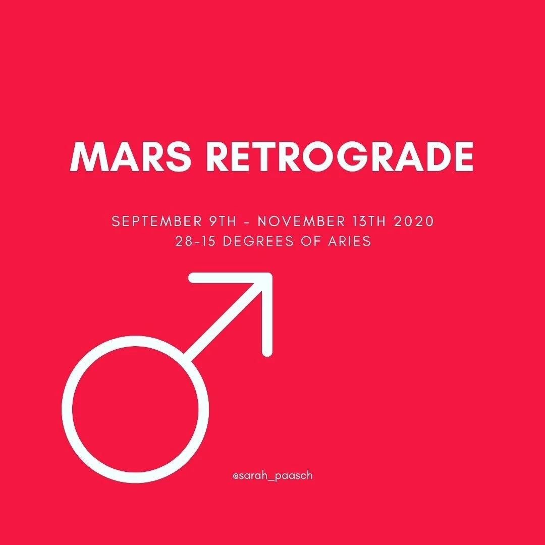 Mars Retrograde in Aries, September 9th-November 13th 2020