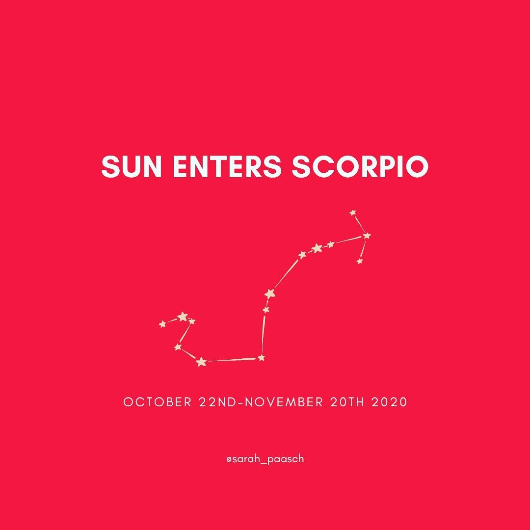 Right now, life begins to grow deeper as the Sun swims into the emotional depths of fixed water sign Scorpio. Ruled by Mars, Scorpio flourishes when directing channels of energy towards overcoming challenges and establishing unwavering emotional comm