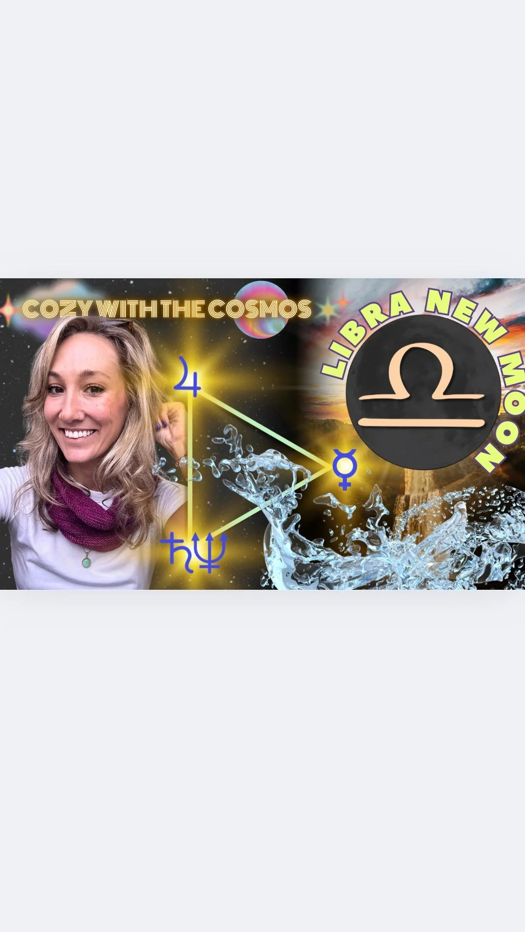 THE BEST ASTROLOGY OF 2025 IS JUST AROUND THE WEEKEND’S CORNER!!!! β¨
Watch the new Cozy with the Cosmos episode now: “The Libra New Moon That Changes Everything π Mercury Posts First Draft for Grand Water Trine Magic”
Links for