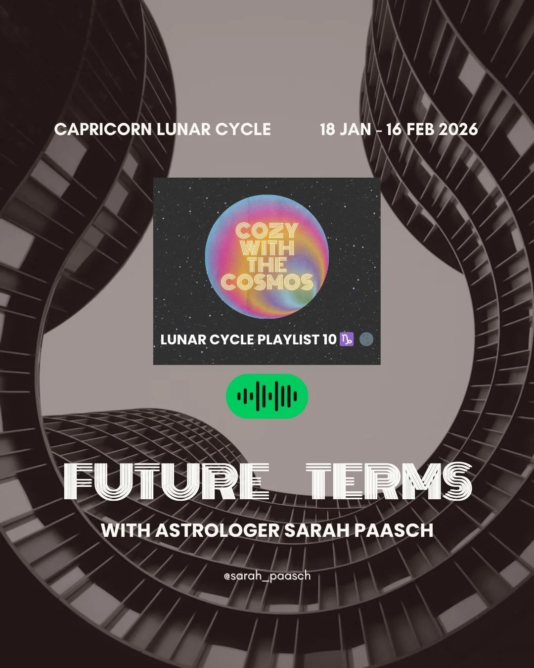 18 JAN - CAPRICORN NEW MOON - 28&deg; ♑️ 🪐 LUNAR CYCLE THEMES (18 JAN - 16 FEB 2026)

💬 Comment if you&rsquo;re feeling tests on non-negotiable &amp; new terms for the future

💾 Save to revisit when the tectonic shifts begin

🎙️ Full forecast on 