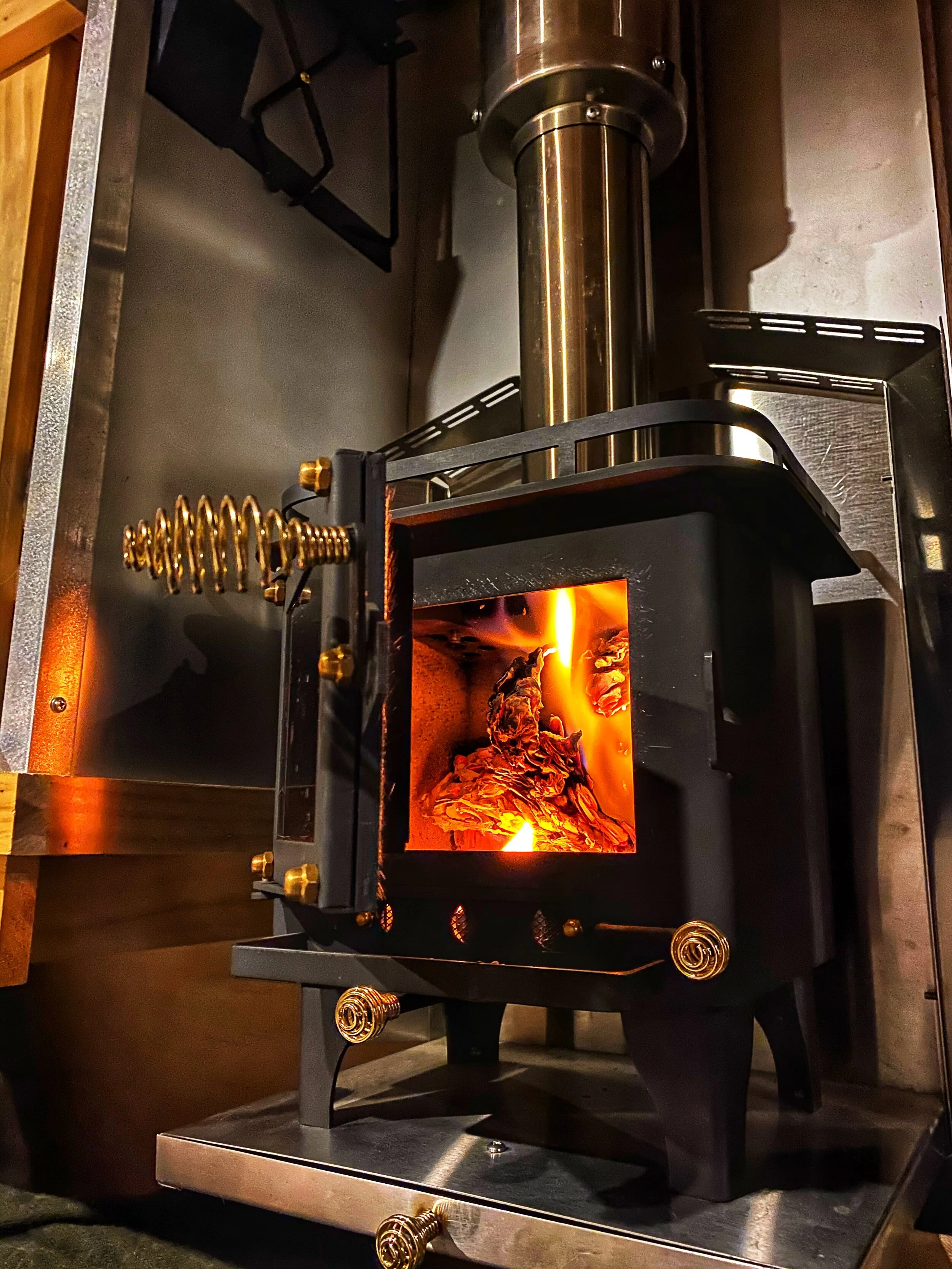 Camper Heat Sources Mr Buddy Propane Diesel Heater Or Wood Stove Caza Builds