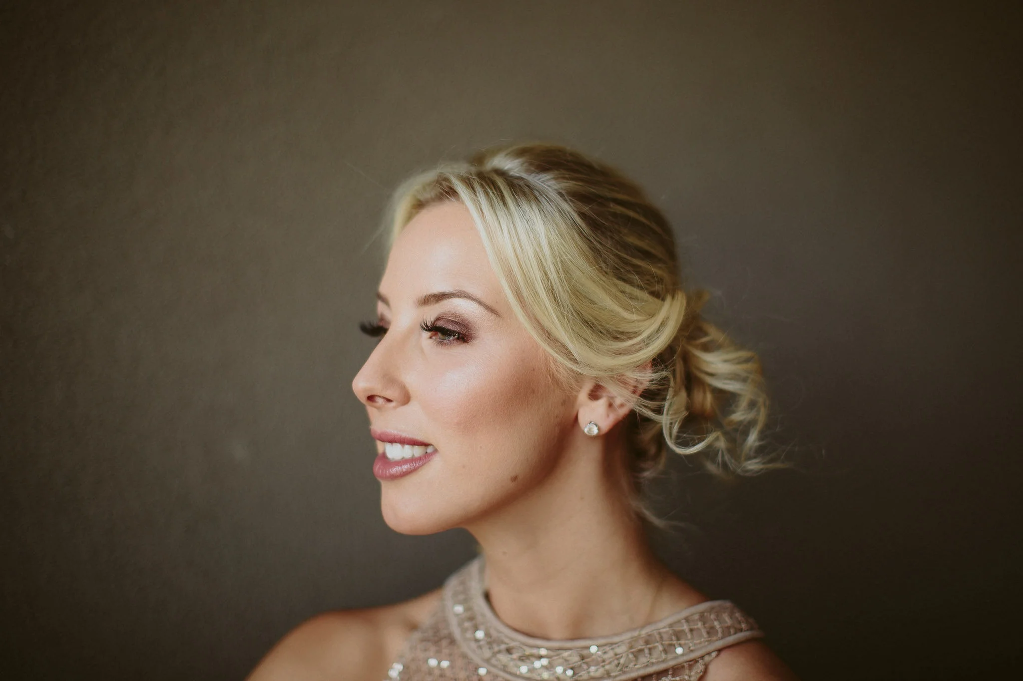 Stunning wedding hair and makeup 