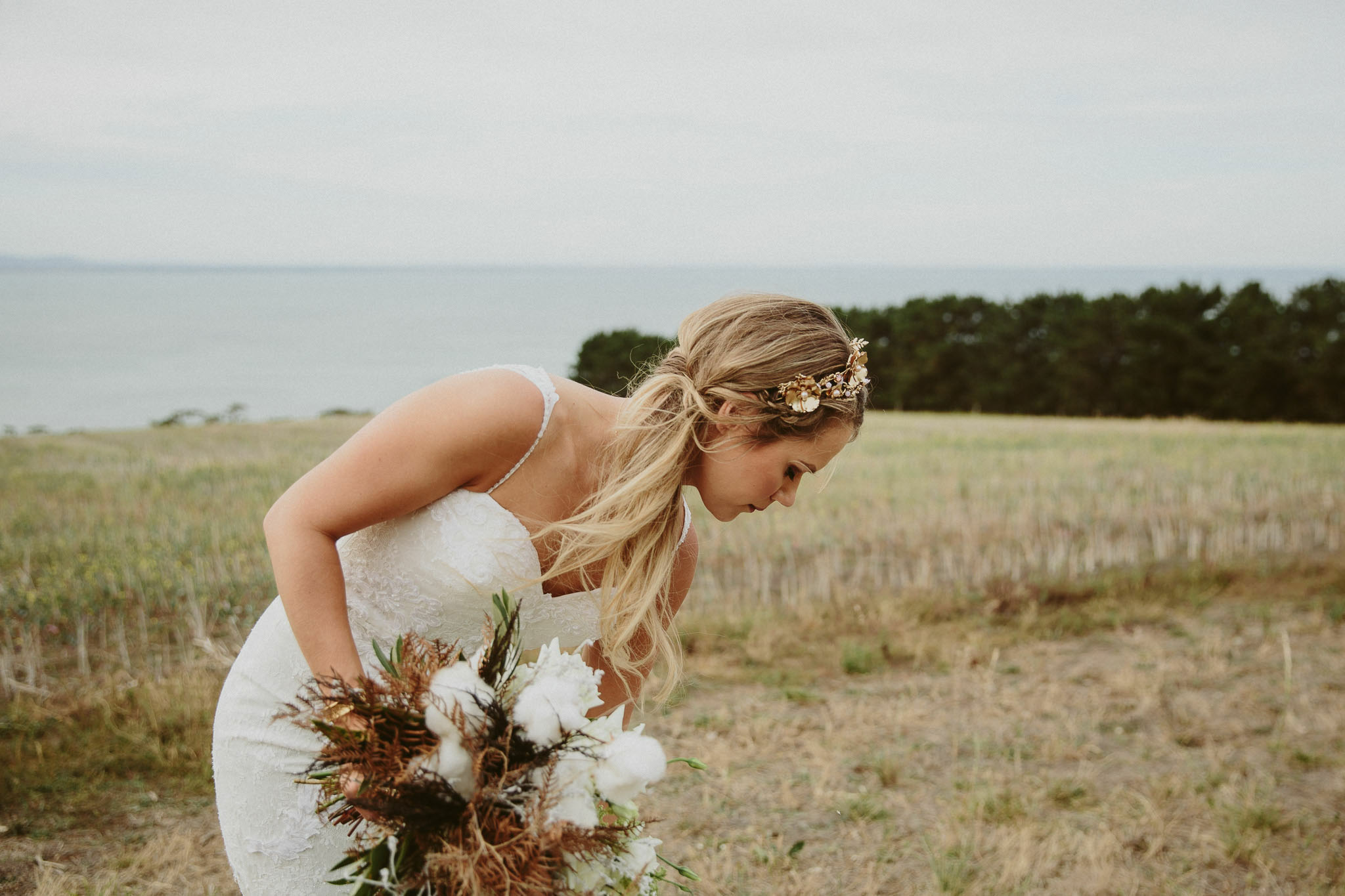 Bellarine boho bride hair and makeup 