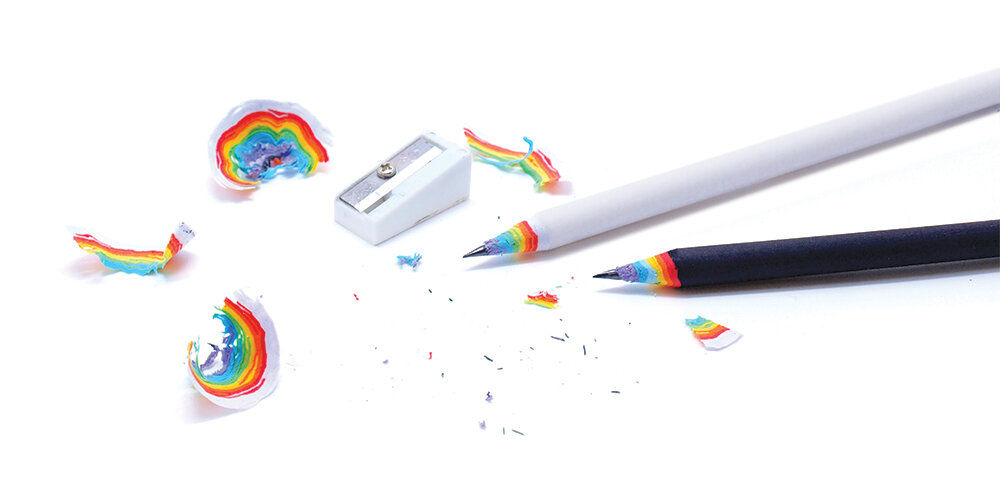 Rainbow Pencils by Duncan Shotton £6