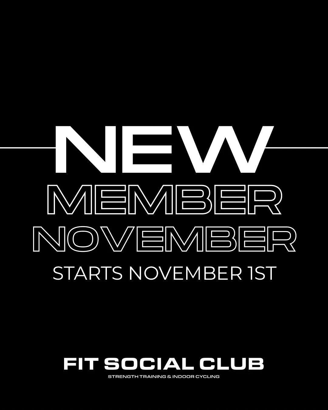 NEW MEMBER NOVEMBER ๐คฉ๐๐๐๐ผ
Starting November first the competition lights up! Everyone can participate whether you come to FSC on a membership, via gympass or ClassPass or on class packages. All you have to do is recruit your friends! 
If your
