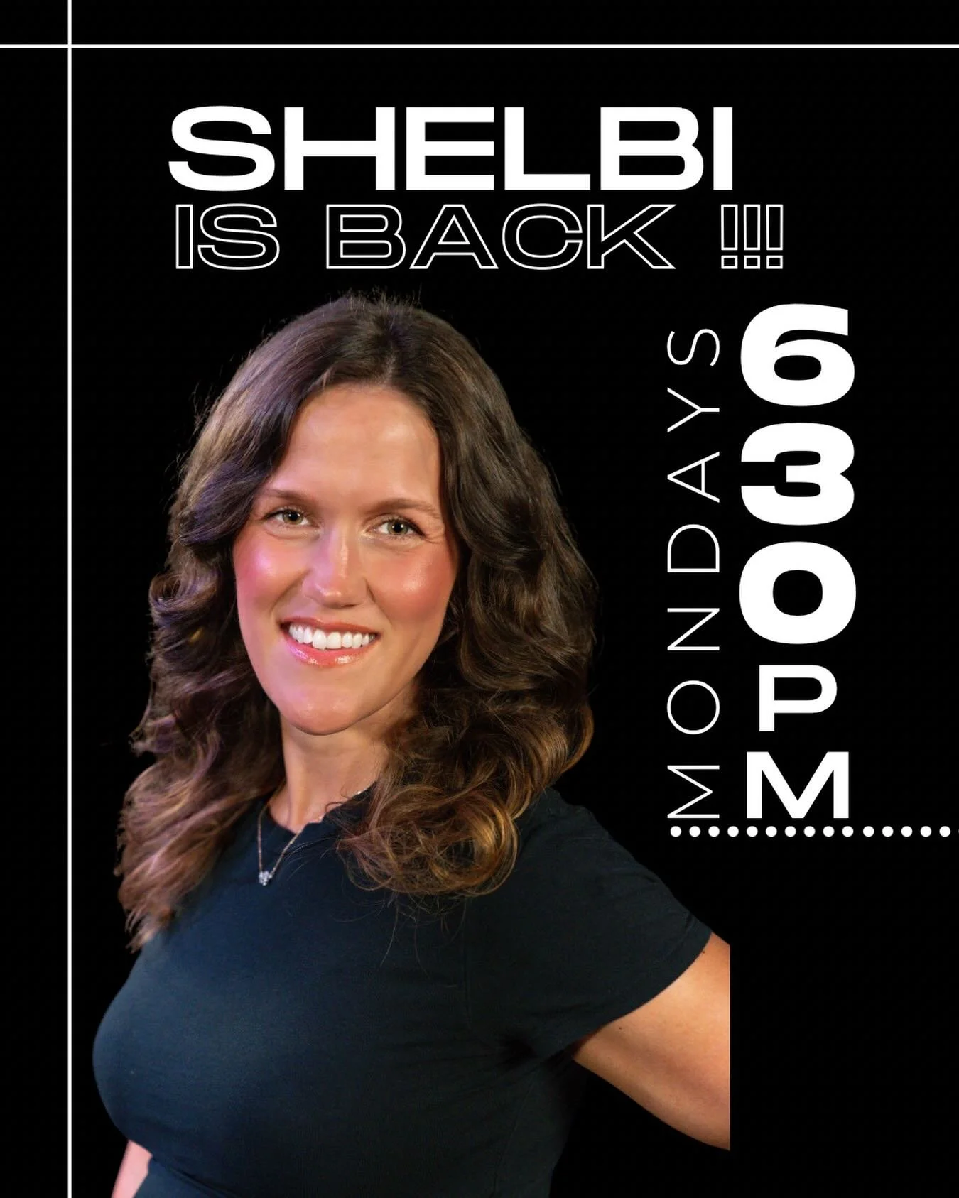 SHELBI IS BACK!💥🚨⚡️ 

We have all missed our girl, and we can&rsquo;t wait to have her back every Monday night at 6:30PM in Plano. New times. New mama. Same great coach! 🖤🩶🤍

Come see her starting this Monday, 3/2!!!