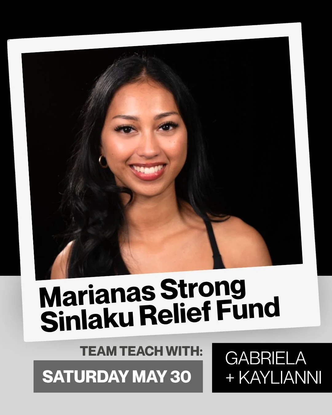 Hear it straight from @kaylianni and come support her May 30th with @gabrielavalerie 🖤🩶🤍. 

The C.N.M.I and much of Micronesia has been immensely impacted by this disaster Super Typhoon Sinlaku. They&rsquo;ve endured many super typhoons and barely