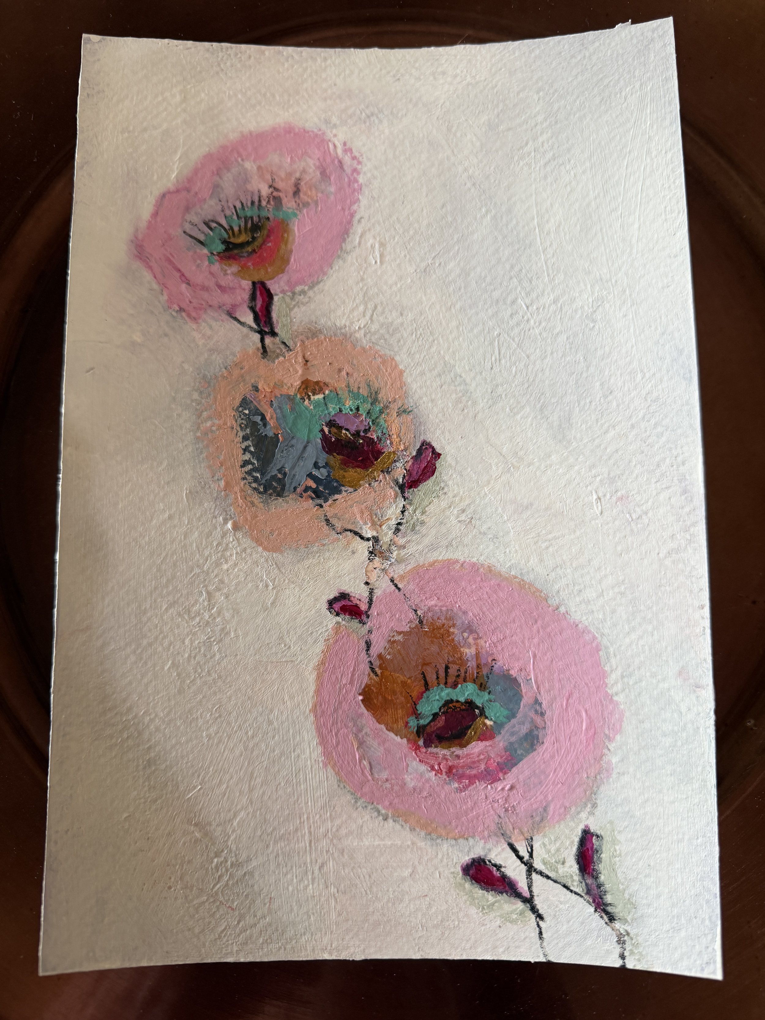 Morning Whisper III - abstract floral by (c)artbytsh