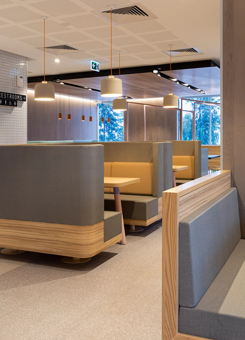 Designing for comfort signals that McDonald's cares for their customers