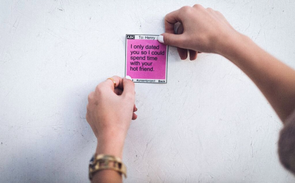 The Unsent Project Sticker