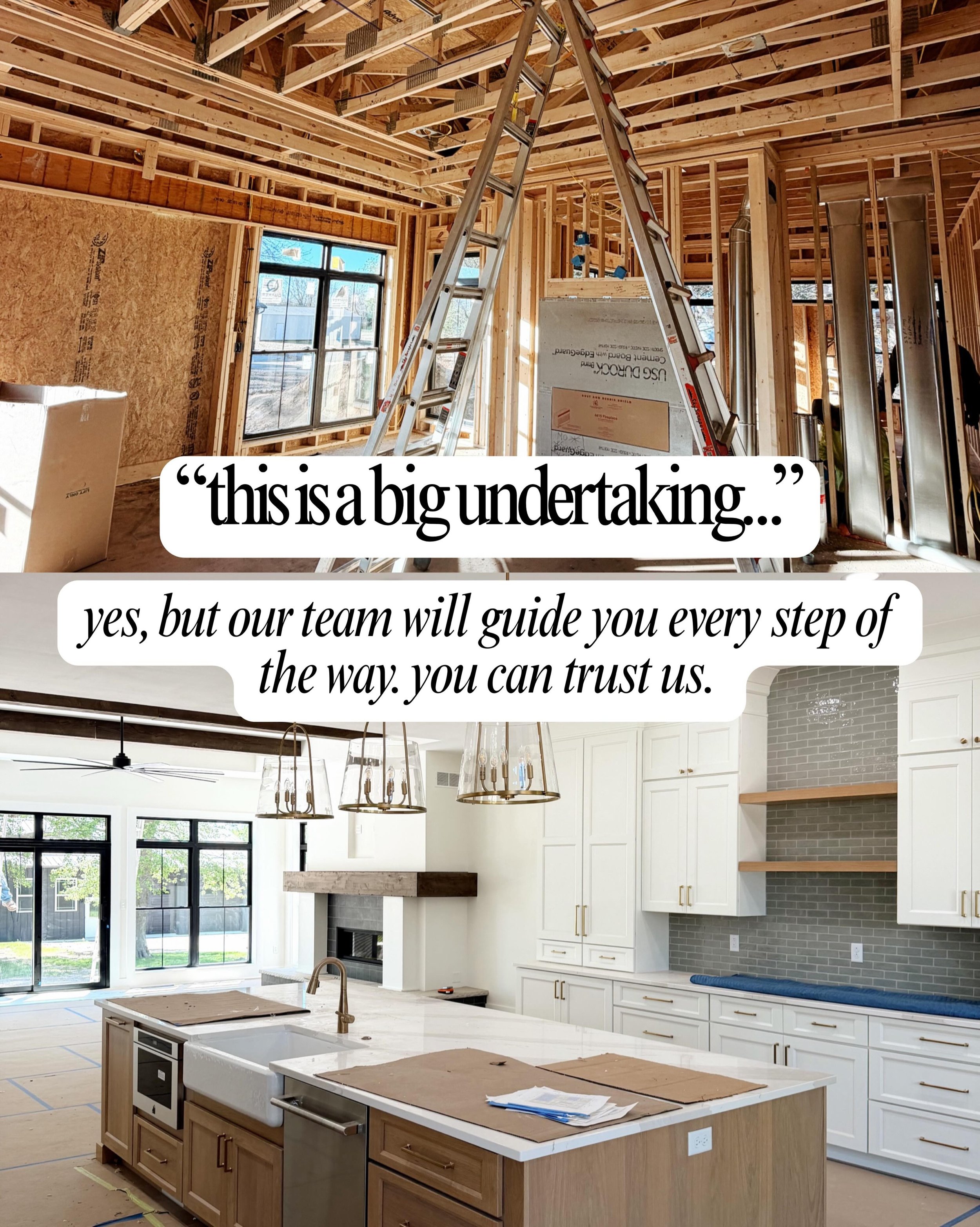 remodeling, building, or simply reimagining a space can be scary&hellip;but our team is here to help so you can manage all of the emotions that come with starting a project! as interior designers, we&rsquo;re comfortable in wearing multiple hats &mda