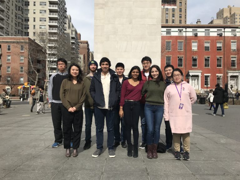 2018 Spring Group Photo at Washington Square Park