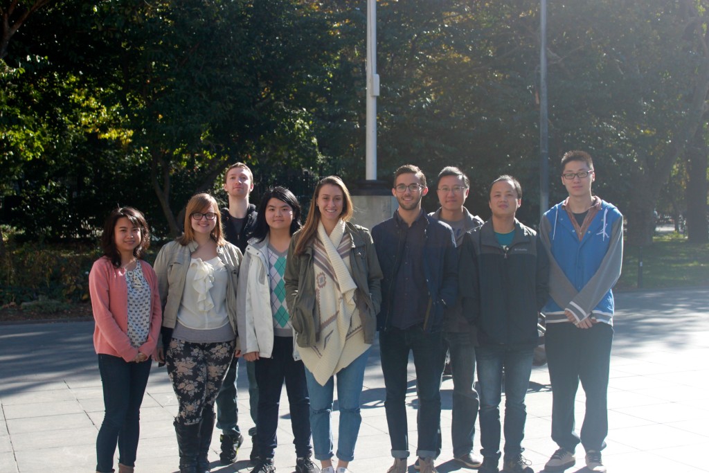 2015 Fall Group Photo at Washington Square Park