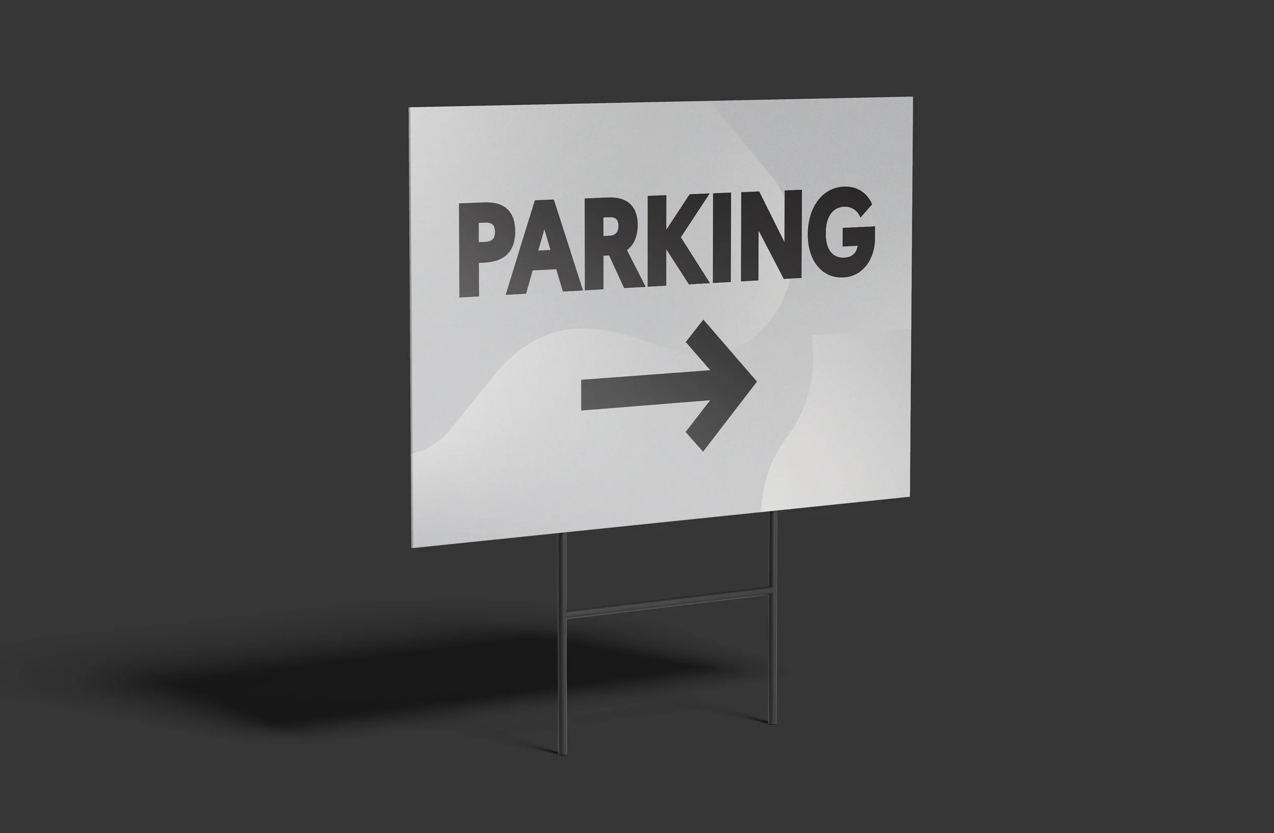  2023 and 2024 parking directional signage 