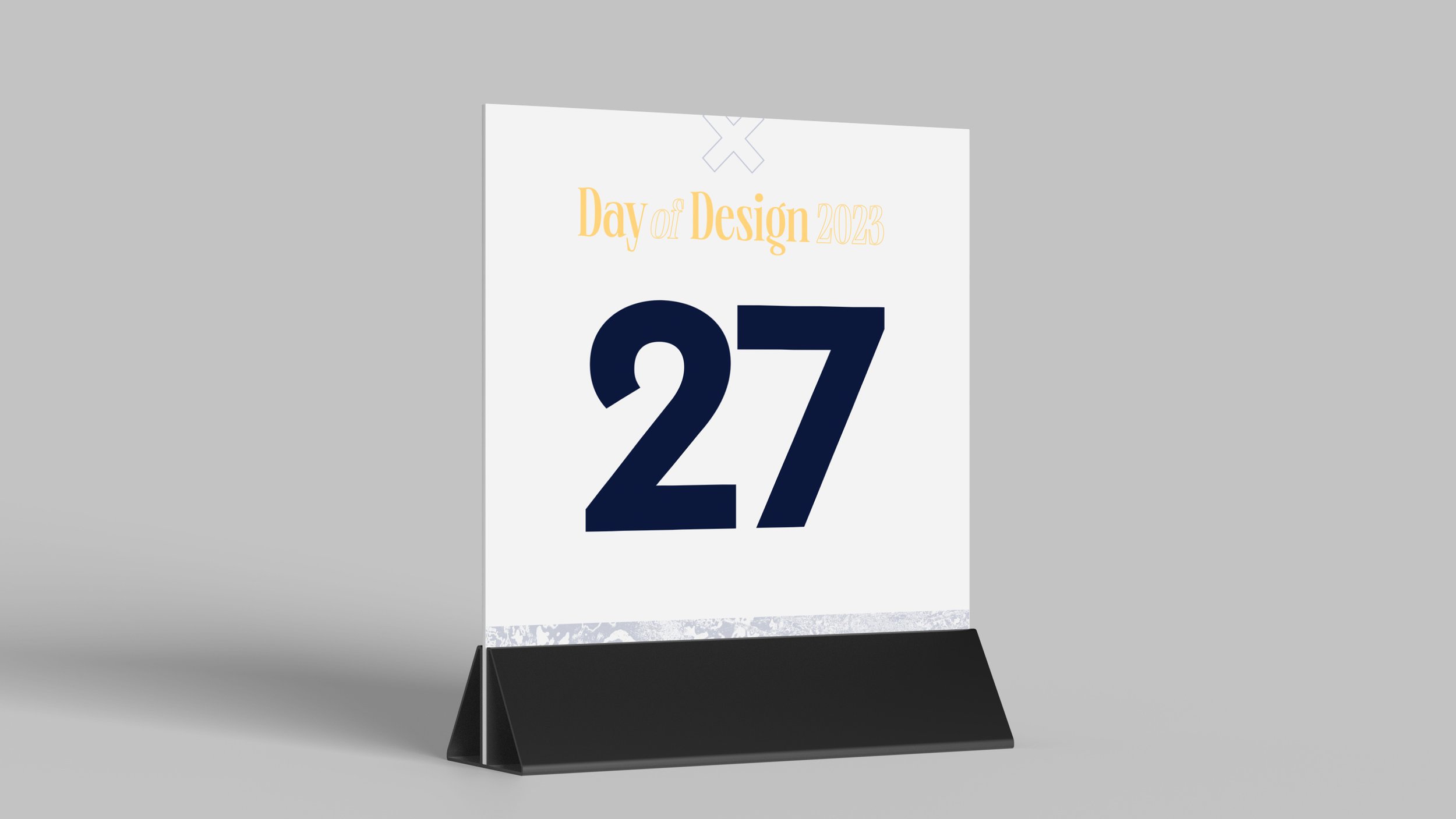  2023 Day of Design table numbers 
