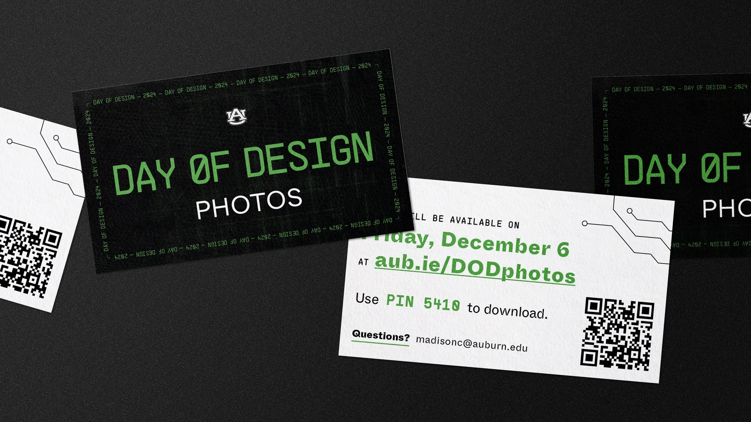  2024 Day of Design photo cards  (provided to guests who utilize event step and repeat)  