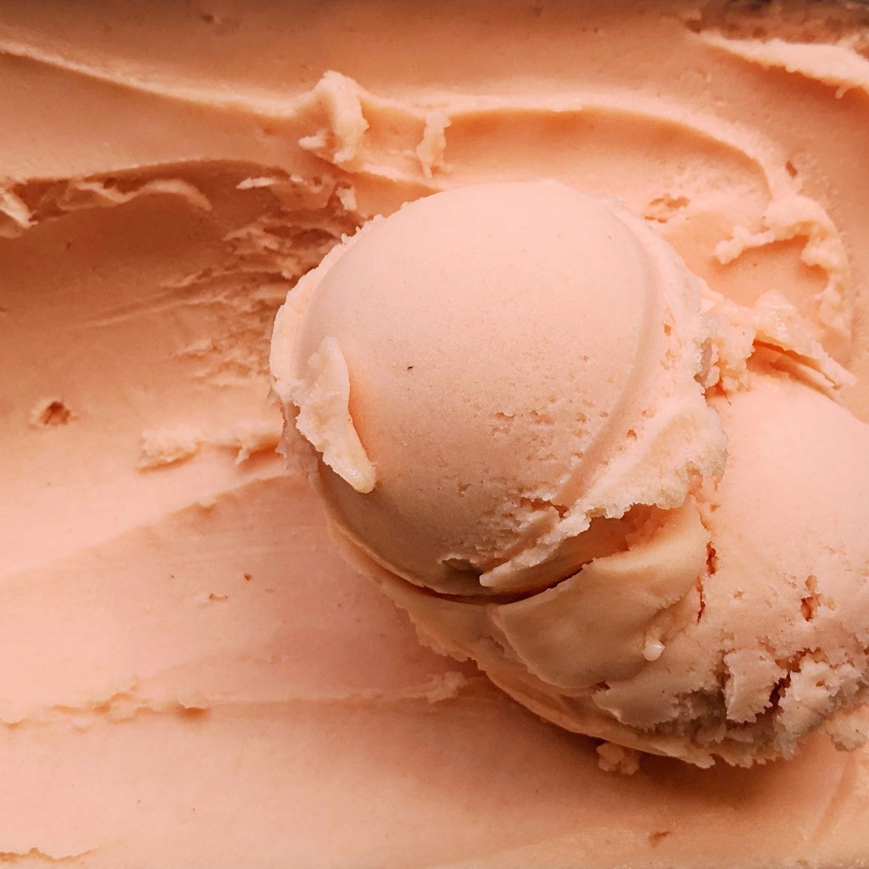 Guava gelato at Via Gelato Honolulu Hawaii