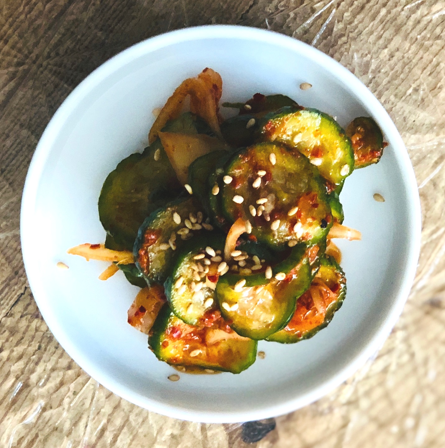 Kimchee Cucumbers