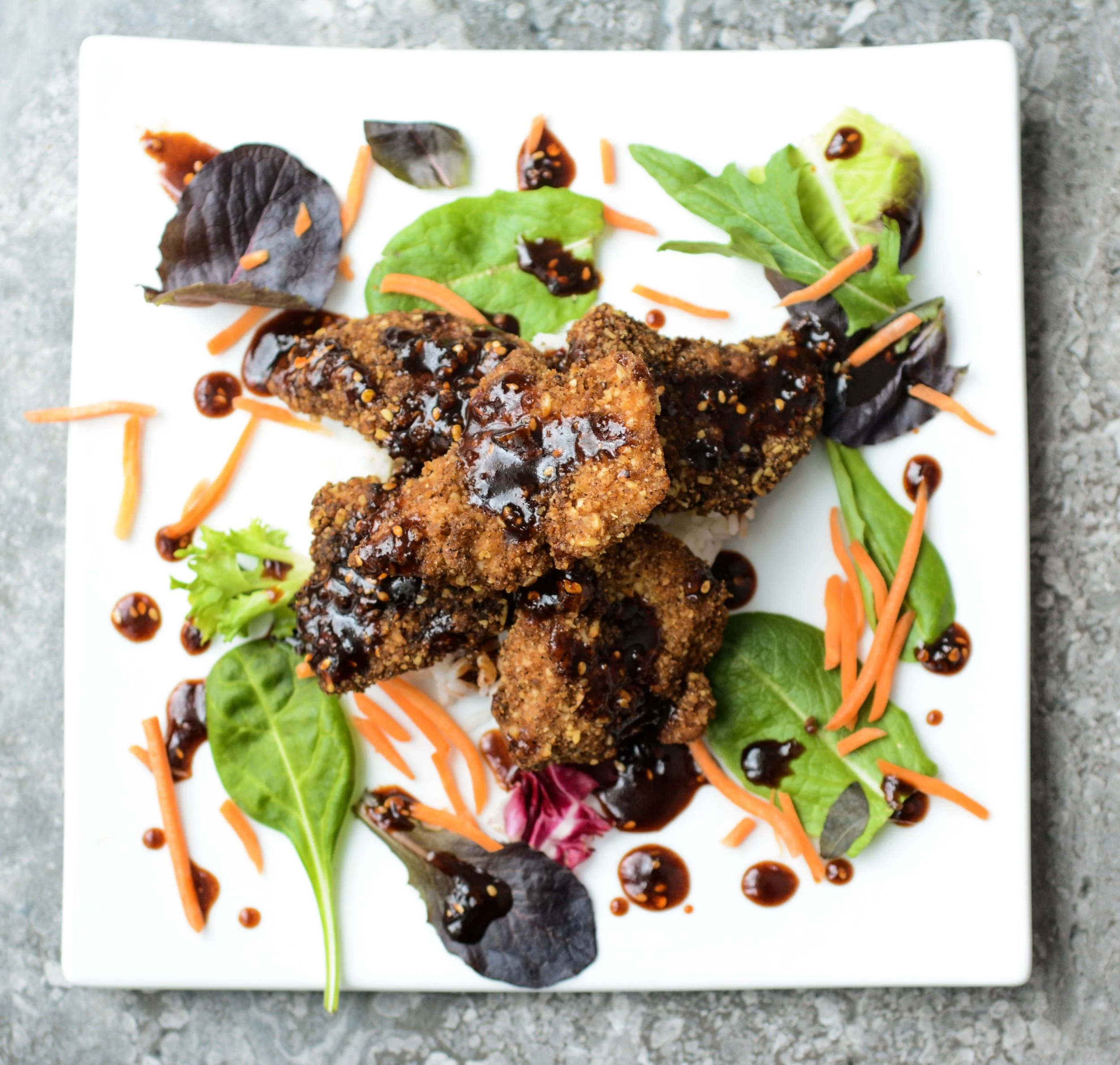 Korean Fried Ramen Chicken Bites