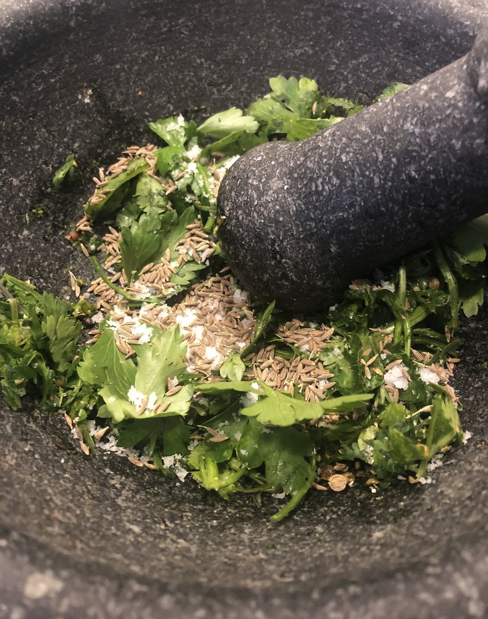 Grind some of the Spices