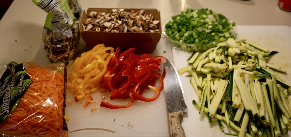 Assemble the Veggies