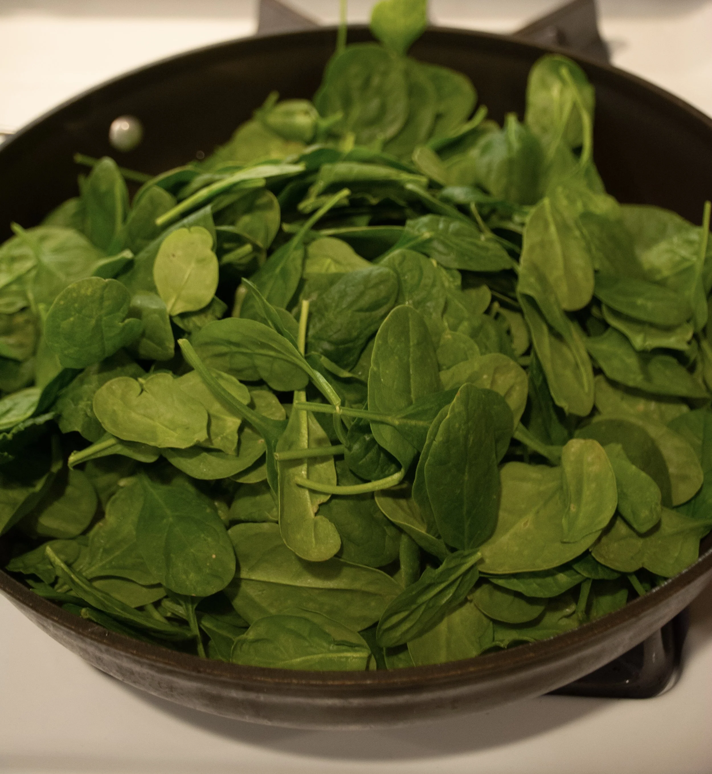 Sauté the Spinach