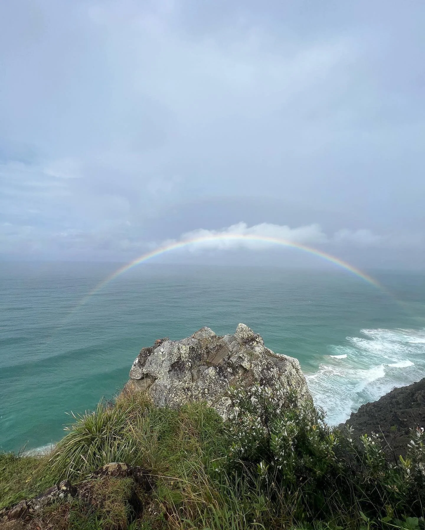 The beginning and the end of the rainbow. It seems that these marvels of nature always appear for me to accentuate the thoughts or experience that I&rsquo;m having at the time. When I saw this on Sunday I was plugged into a podcast talking about the 