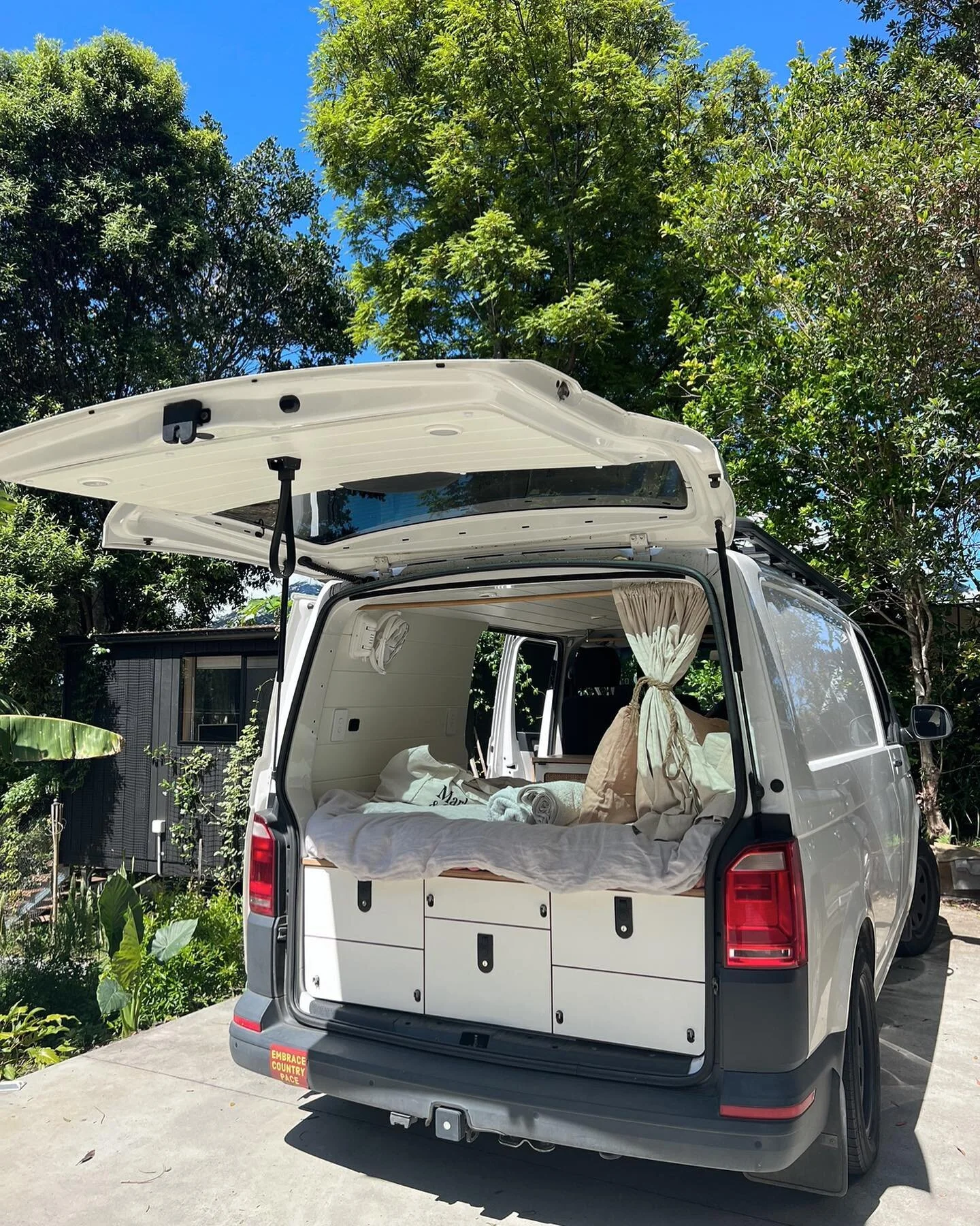 OPEN ROAD. OPEN MIND. 

Packing the van to leave for a shotgun trip to the south coast. 
Seems kind of crazy given that we&rsquo;re mid renovation and just over a week out from heading to Brazil. 
And now we hit the road to a gig 15 hours away. 
It w