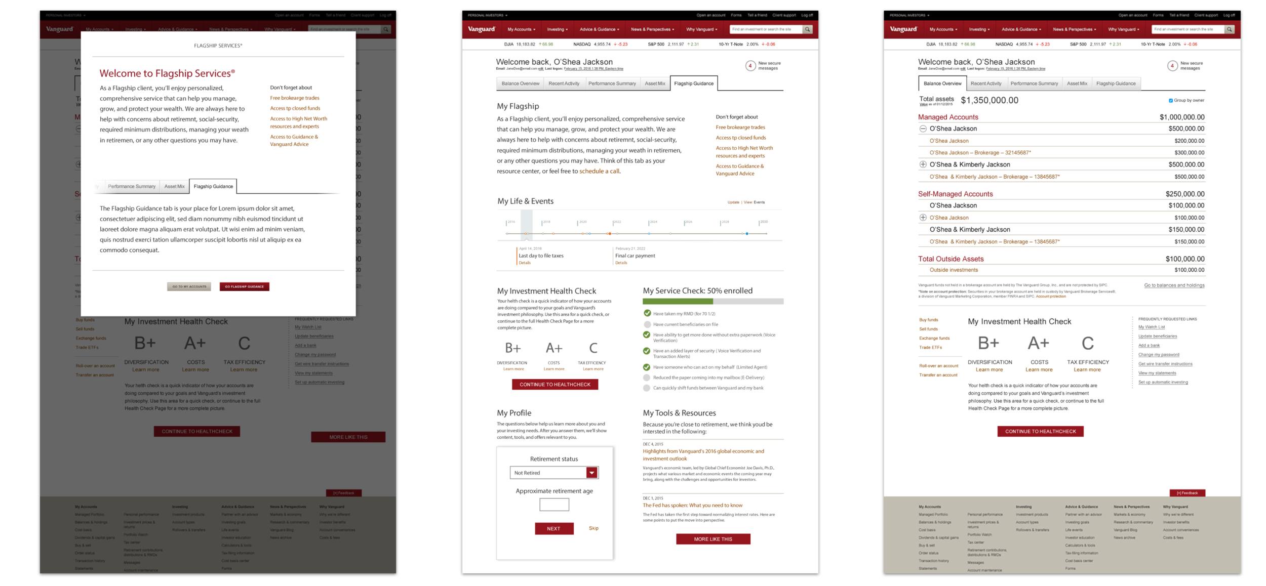  The system is flexible enough to use an on boarding platform for High-Net-Worth clients as well. 