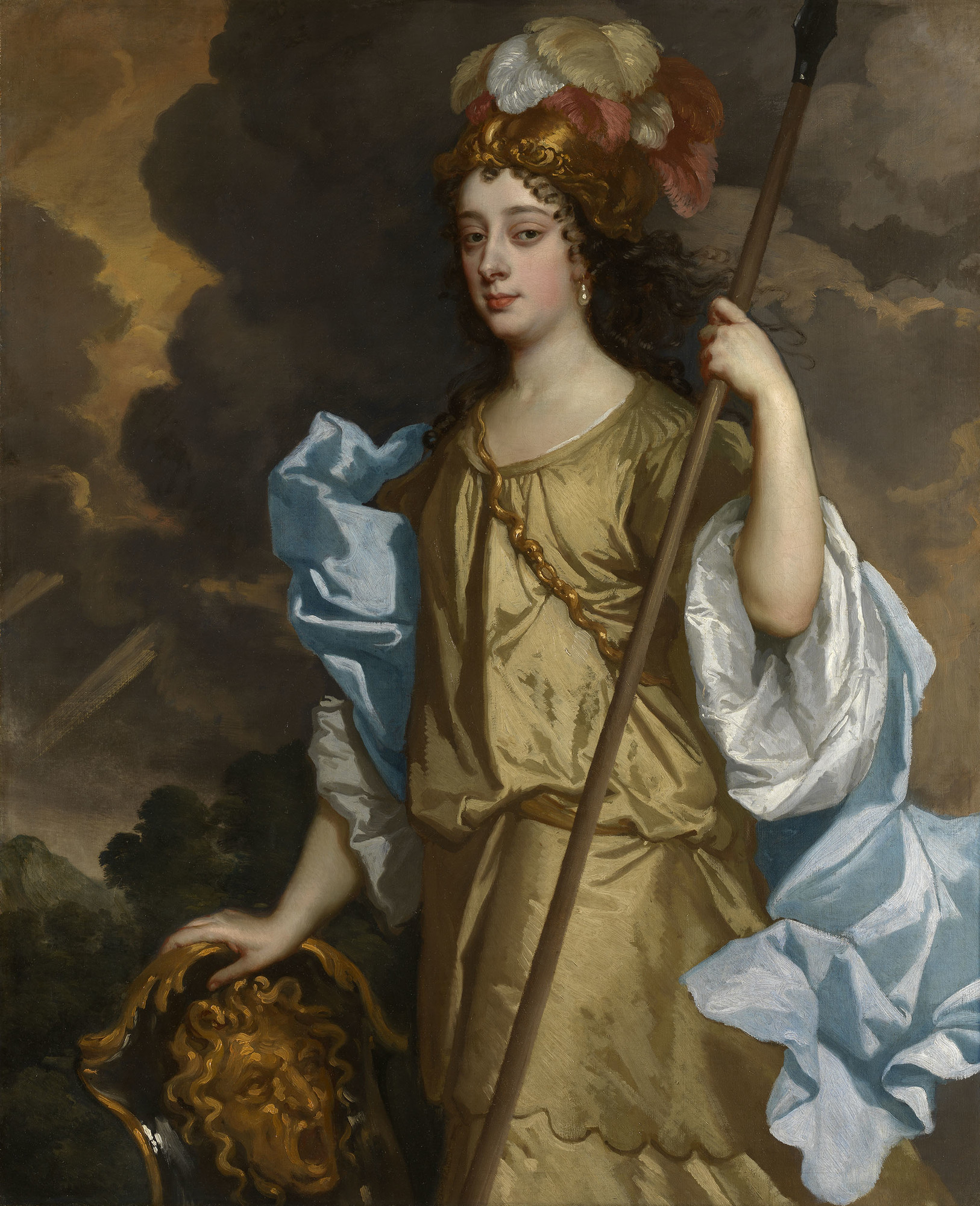 LICENSED_Barbara Palmer (née Villiers), Duchess of Cleveland as Minerva by Peter Lely c. 1663-1665.jpg