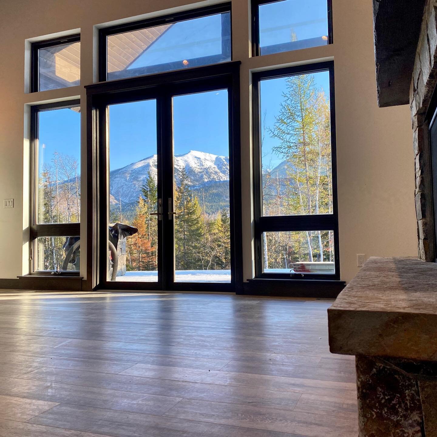 What a view for this mountain home!