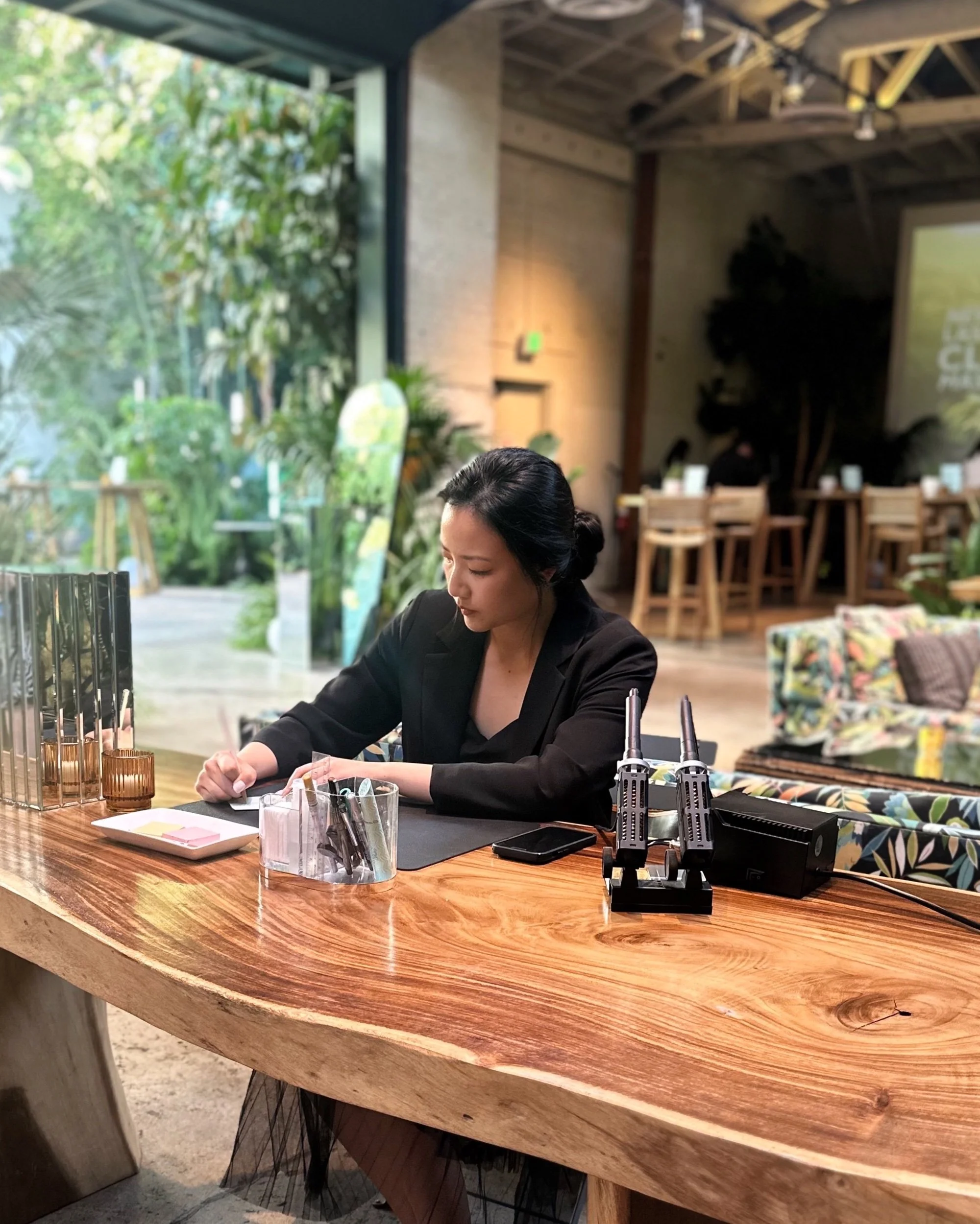 Cover Girl Los Angeles Event Engraver on makeup products