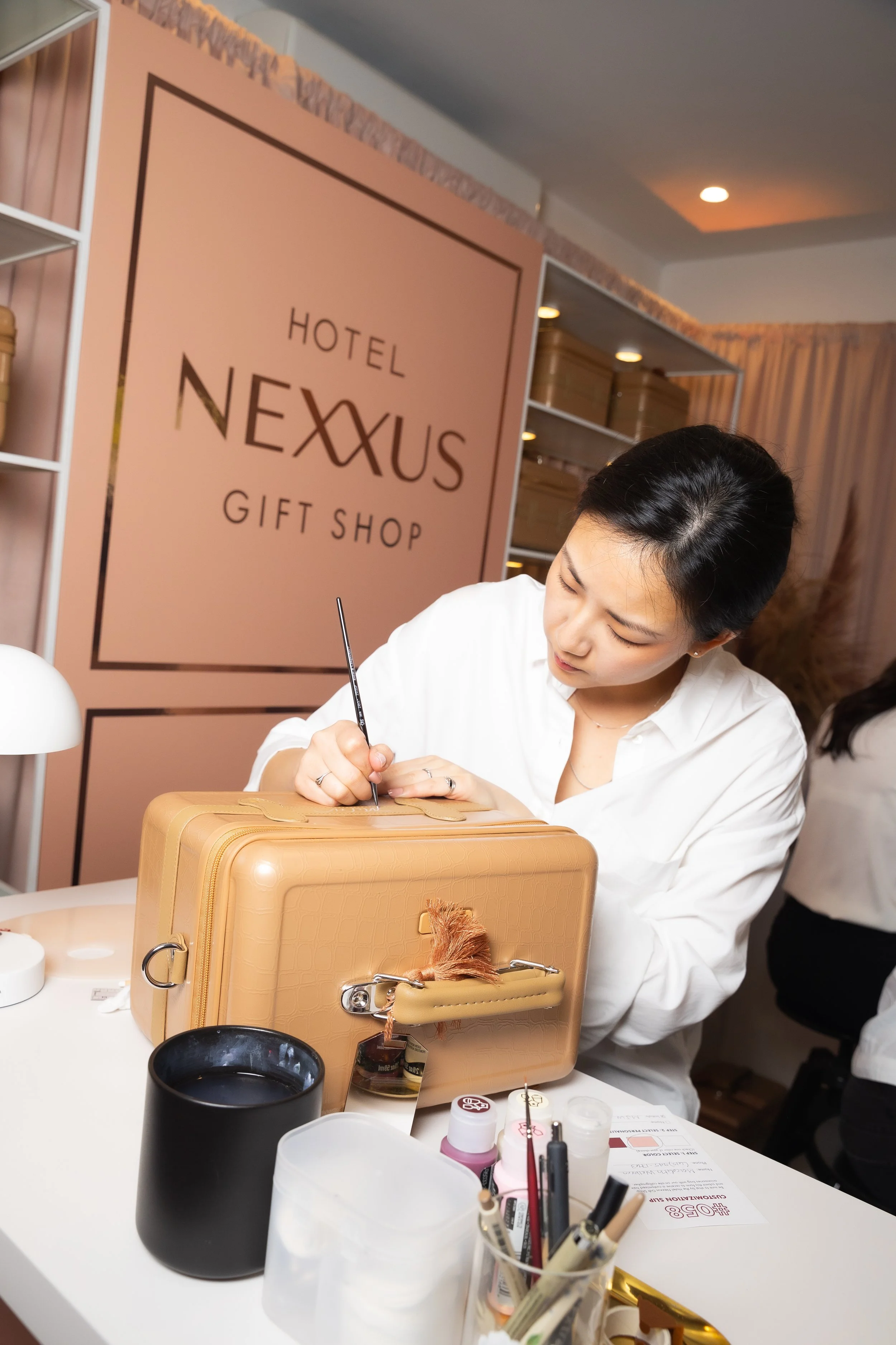 NEXXUS Influencer Event Gifting Painting Live Event Artist Los Angeles