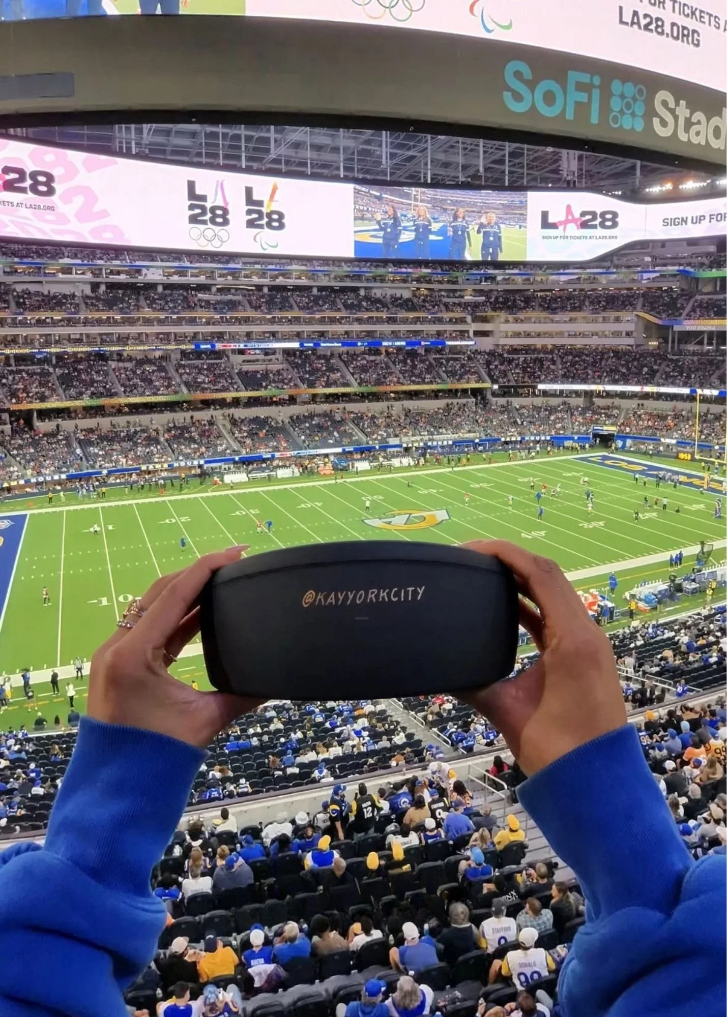 Meta Glasses Case Personalized at Sofi Stadium